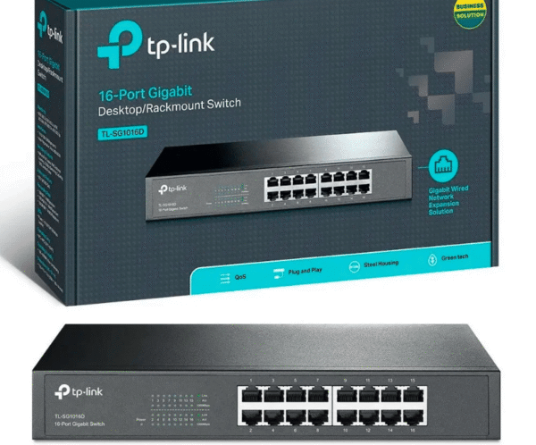 Switch TP-Link TL-SG1016D - 16 Puertos Gigabit